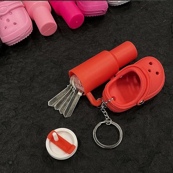 Mini Cup Keychain, Cute Shoe Keychains Funny Mini Backpack Key Chains for Women Men Purse Handbag