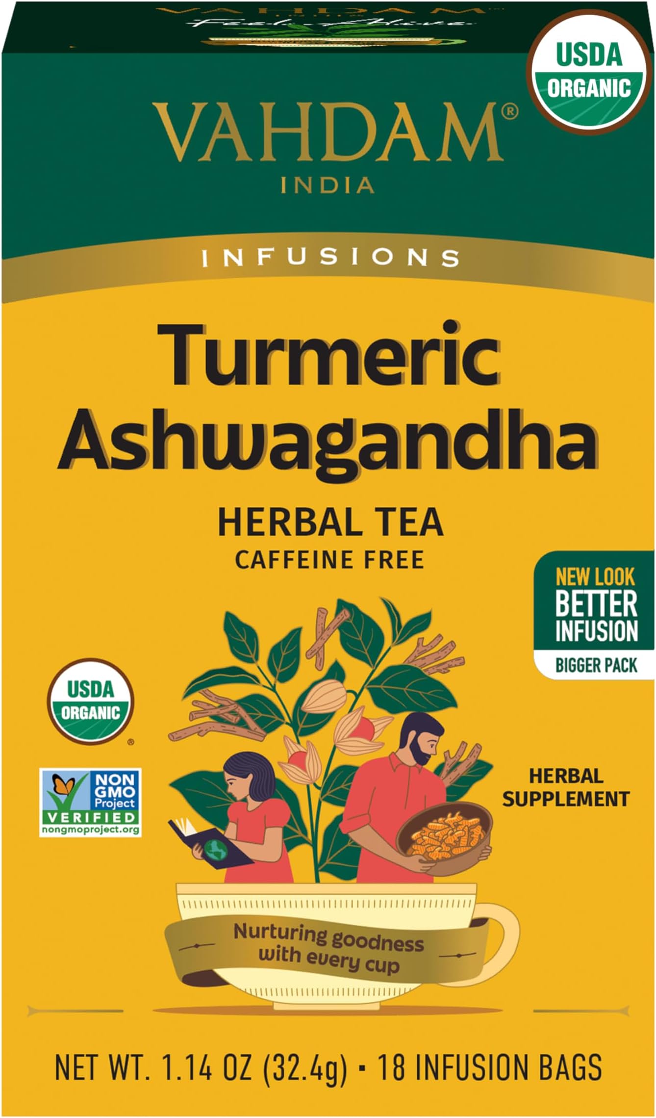Turmeric Ashwagandha 18tb Classic Filter Paper