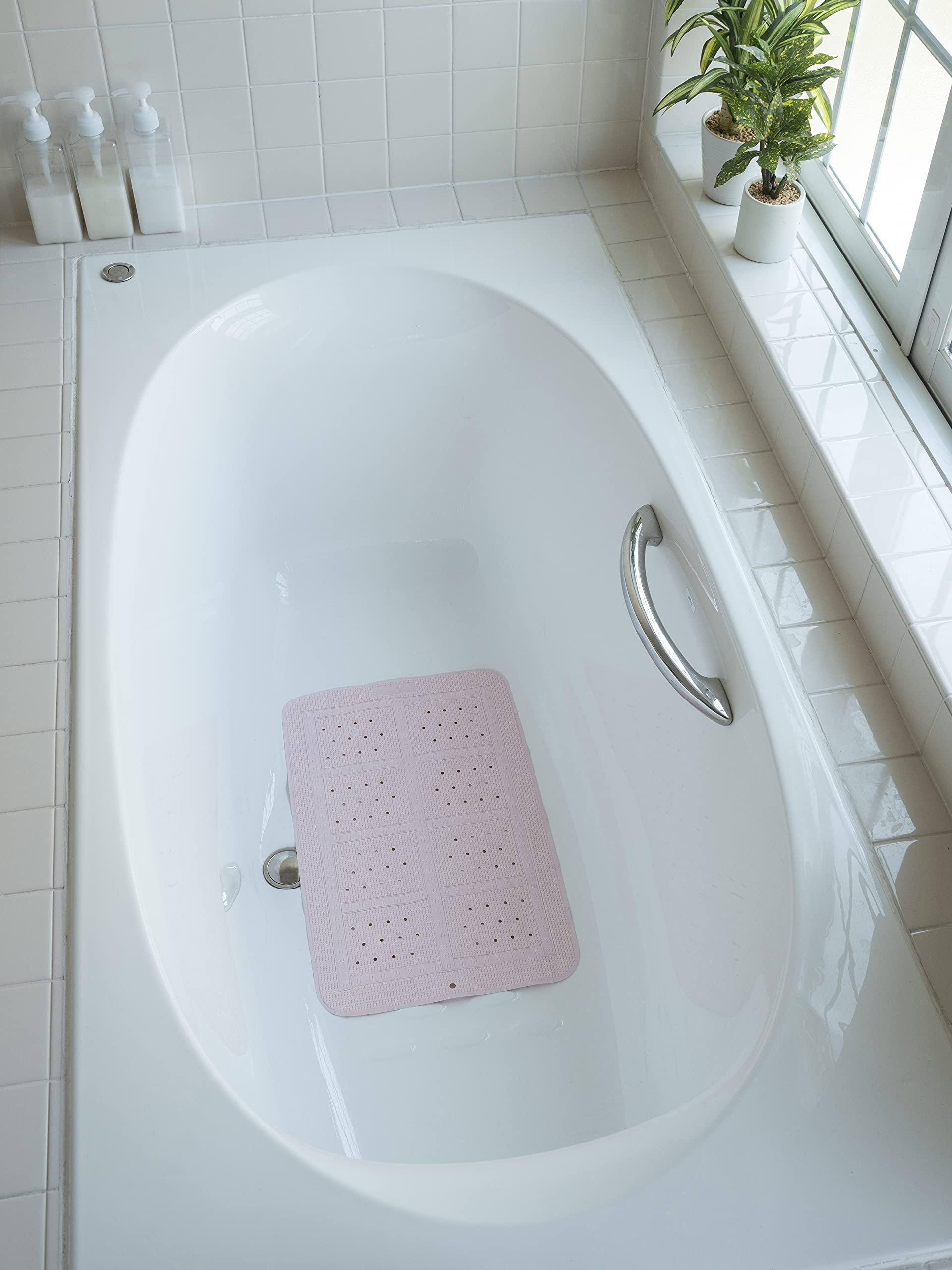 Amazon｜croydex バスマット S ピンク BA2000｜浴室足ふきマット