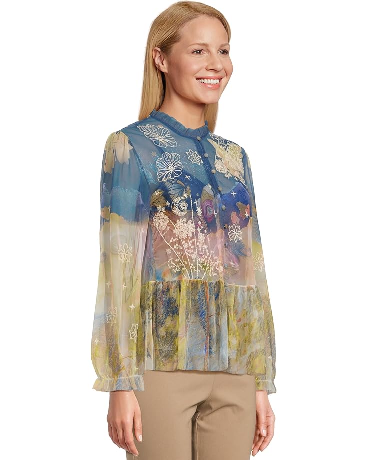 Johnny Was Charlot Mesh Blouse (slip) - #2 of 6