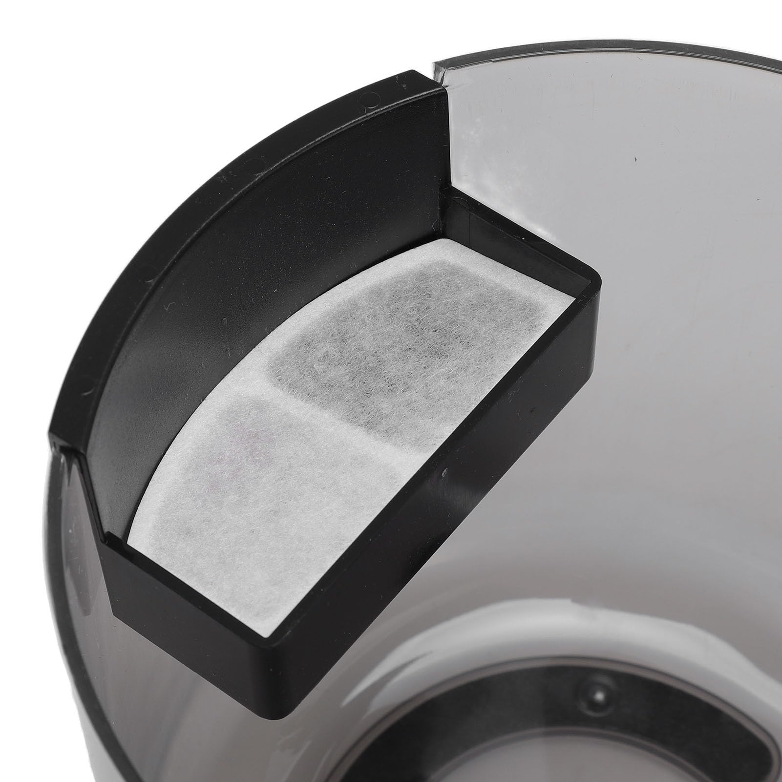 Ejoyous Fuente de Agua para Mascotas, Fuente Automática de Plástico para Gatos de 4,5 L con Dispensador y Filtro Temporizados, Gran Suministro de Agua Interior para Gatos, Perros y Hogares con (BLACK)