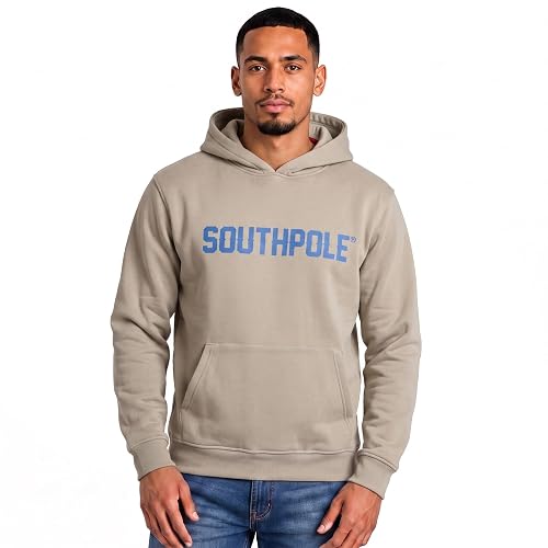 Southpole Mens Active Graphic Pullover Hoodie Kangaroo Pockets | Soft