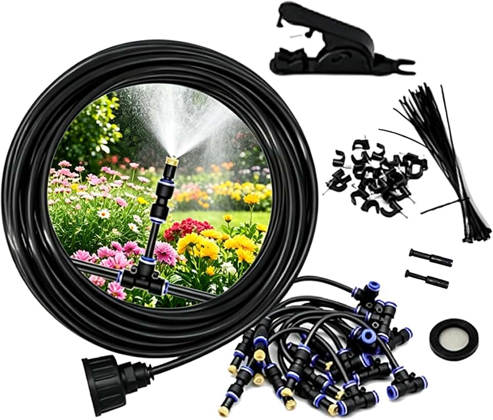 Kit brumisateur terrasse 10 m, 10 buses 360° de Chakedix