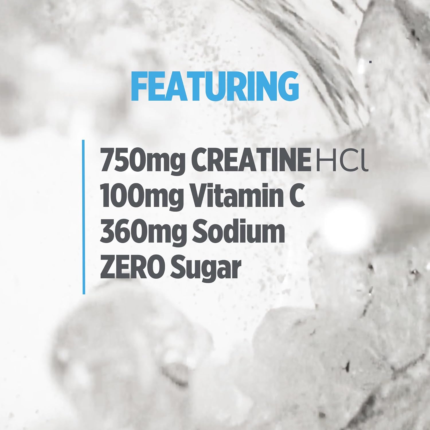 CON-CRET Creatine HCl + Hydration | Electrolyte Powder Tub | Citrus Mango | Sugar Free Electrolytes | Rehydration Formula w Potassium, Sodium, Zinc, Magnesium to Hydrate & Recover (40 serv)