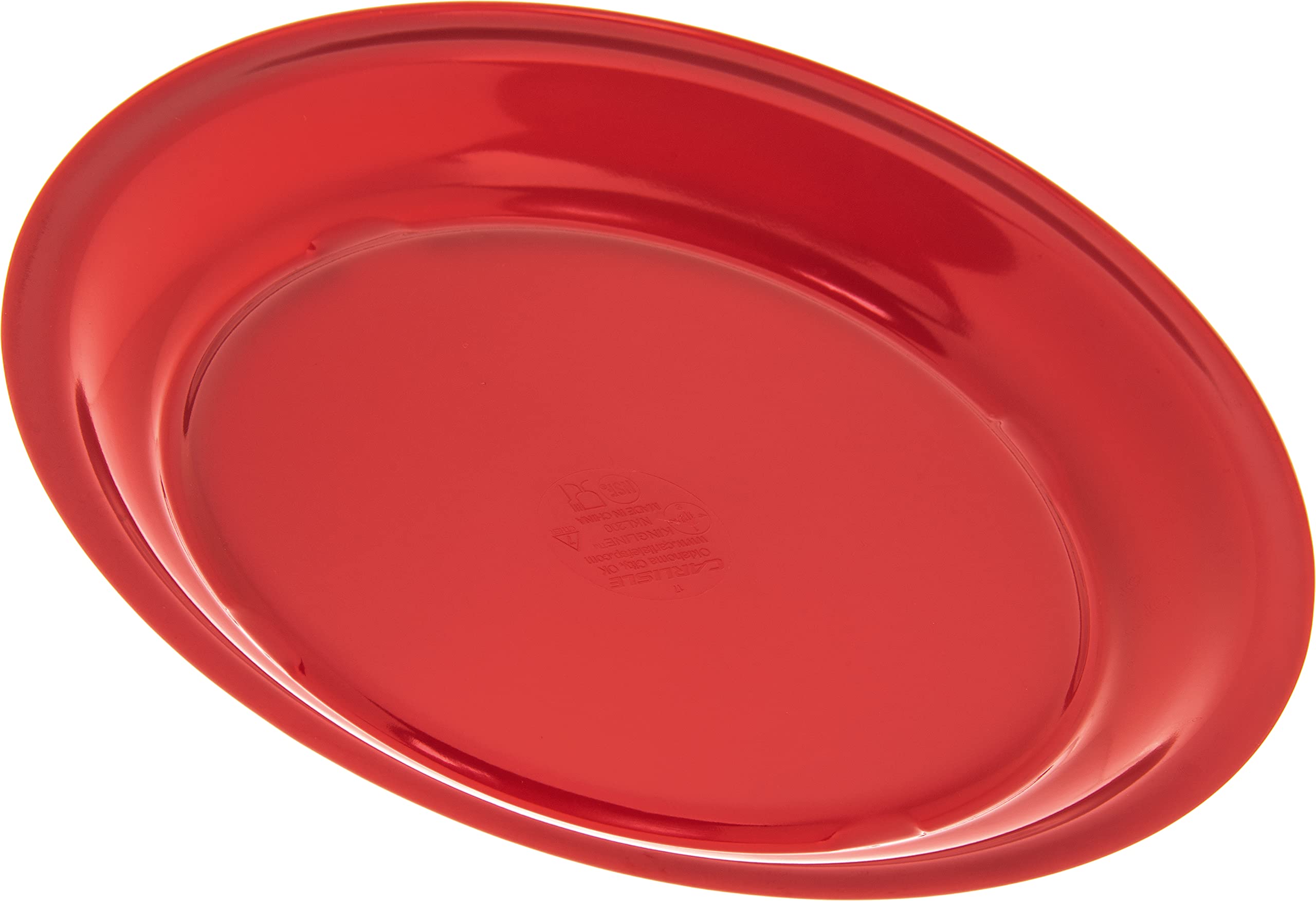 Carlisle Kingline piatti in melamina, Melammina, Red, 9" Dinner Plate