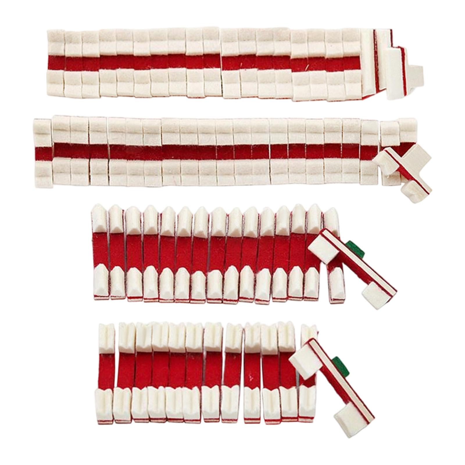 70 Stück Upright Piano Damper Kopf Set mit Grooved Triangle Filz Und Akustik Zubehör für Klavier Mechanik Reparatur Und Pflege für Musikliebhaber, 72 Stück