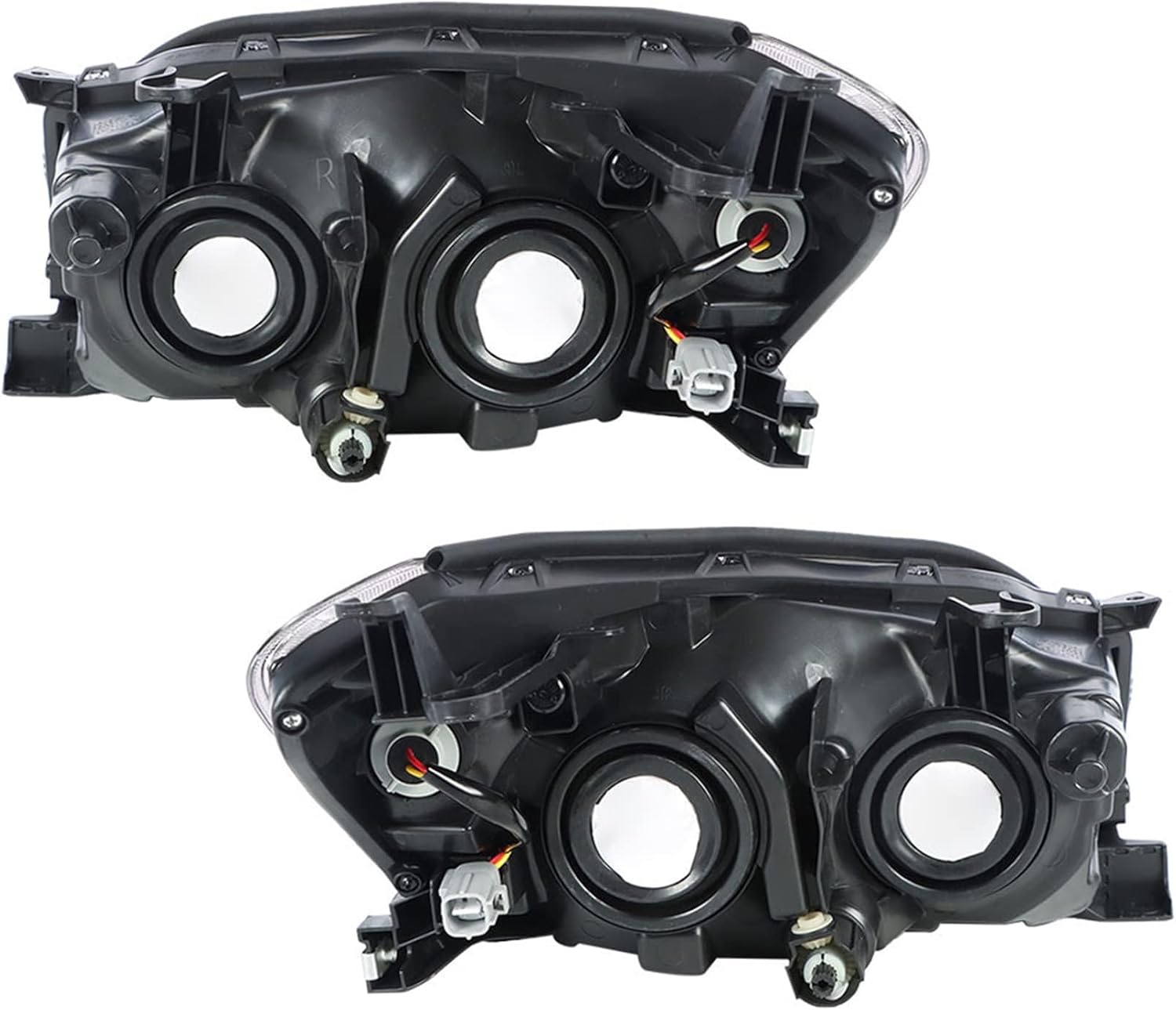 labwork Headlight Assembly Replacement for Rav4 2009-2012 Headlights Black Projector Set Driver and Passenger Side