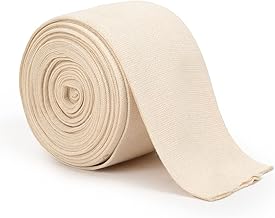 SpiffySky Cotton Stockinette Roll, Tubular Arm Stocking, Tubular Compression Bandage for Protection Under Casts (3 Inch x 4 Mtr)