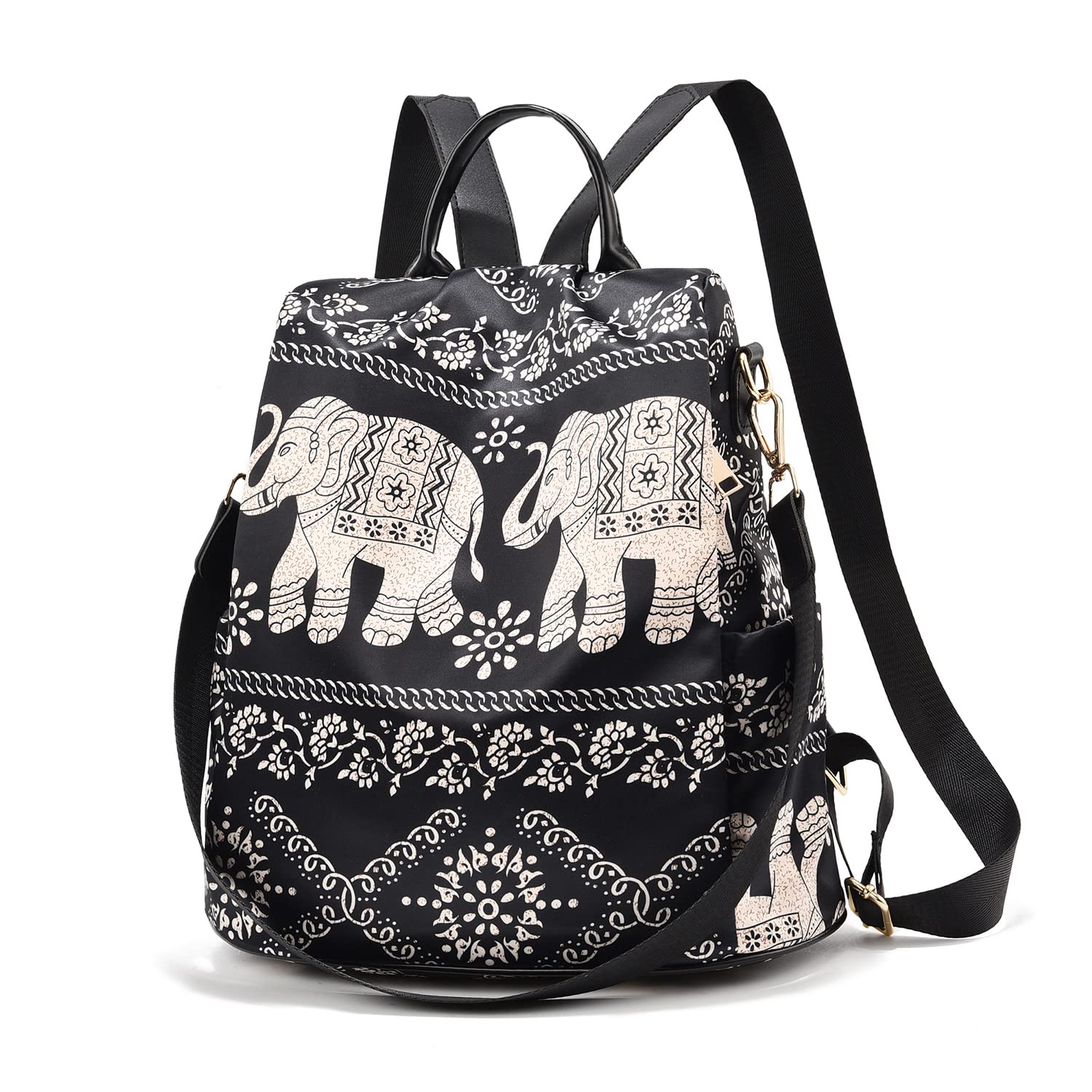 PINCNEL Women Backpack Purse Waterproof Nylon Anti-theft Rucksack Lightweight Shoulder Bag