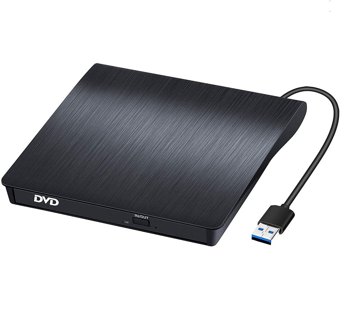 External CD Drive, BEVA USB 3.0 Portable CD/Dvd +/Rw Drive Slim Dvd/CD