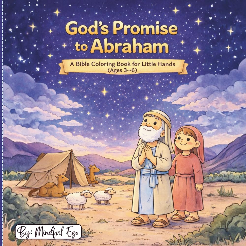 God’s Promise to Abraham: A Bible Coloring Book for Little Hands (Ages 3–6) Gentle Lessons About Faith, Trust, and God’s Promises: A Faith-Based ... Ages 3–6 About Trusting God and His Promises
