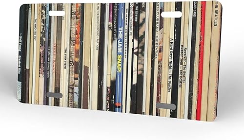 Miniatura 2 de Classic Rock - Placa de matrícula frontal de aluminio, placa decorativa de aluminio, placa de metal divertida para automóvil de 6 x 12 pulgadas,