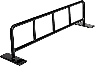 FLVFF Fingerboard Rail Bike Rack Metal Solid Steel Grind Rails Ramp and Skate Parks (BR) (Black)