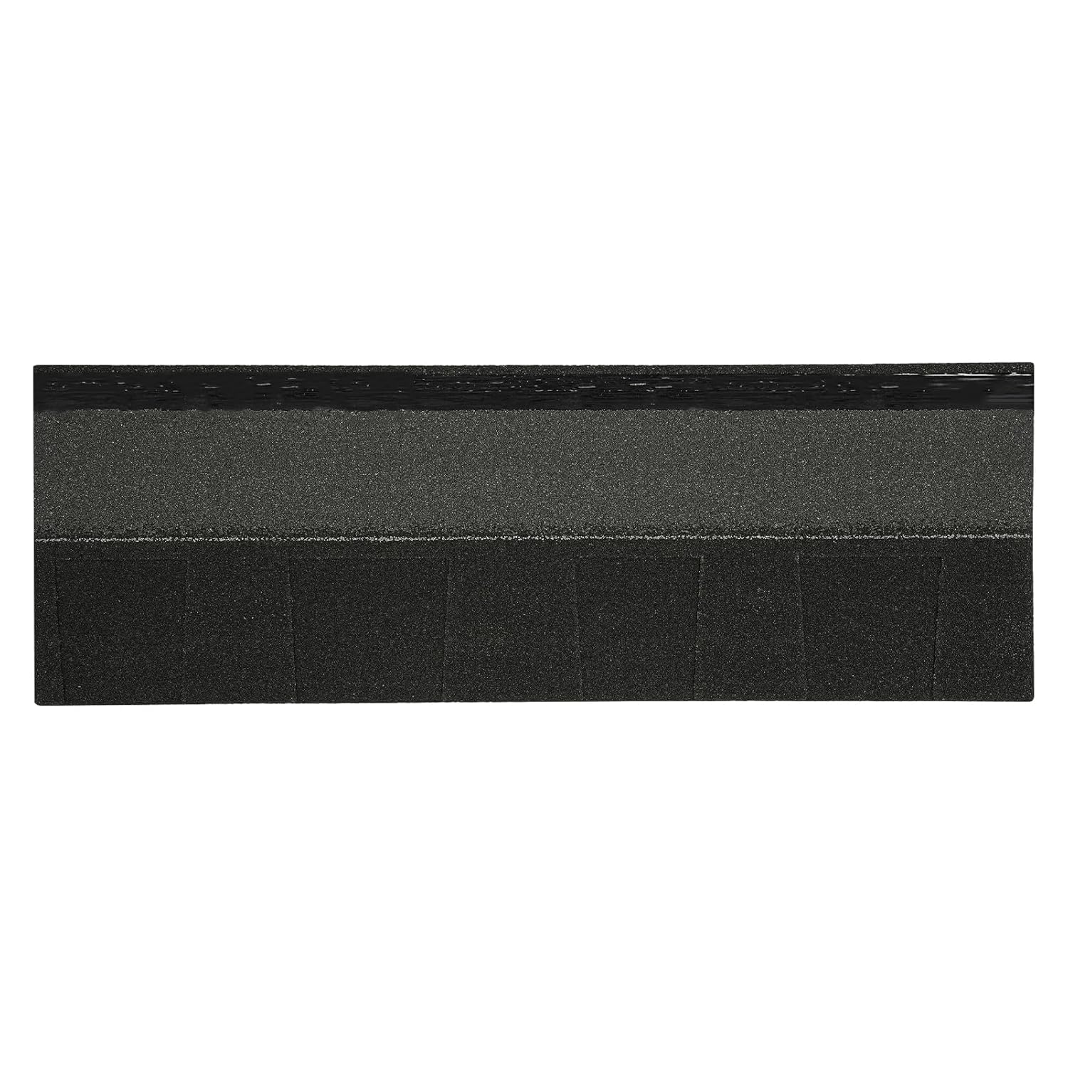 16 Pcs 0.2 inch Asphalt Roof Shingle, 39 x 13 inch Tile Repairing Self Adhesive Shed, Roof Asphalt Tile Facilitate Roof Repairing for Storage Shed, Architectural, Residential, Garage Roof, Black