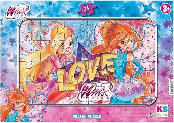 لغز إطار Winx مكون من 24 قطعة من KS Games