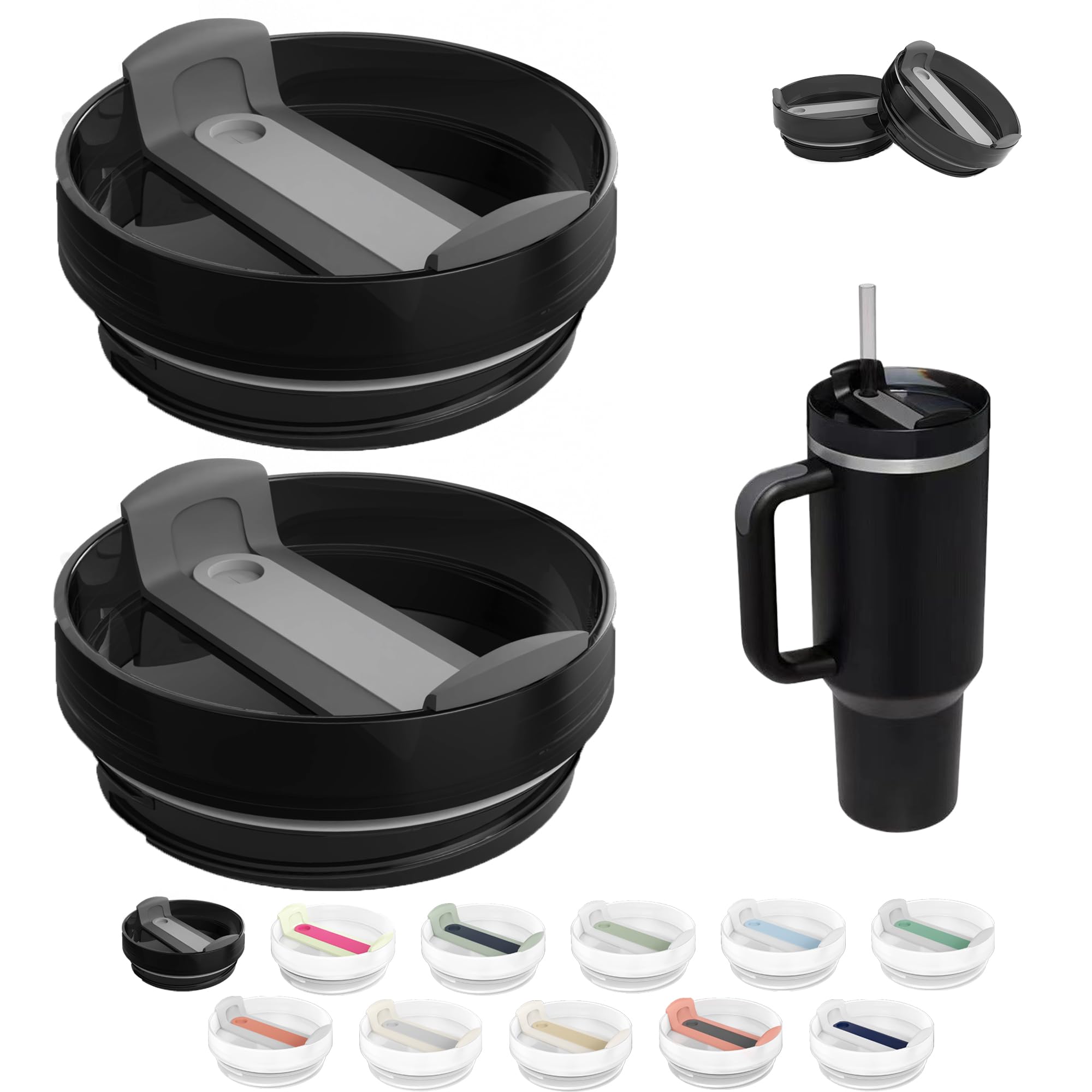 Lot De 2 Couvercles De Gobelet Pour Tasse Stanley De 1200 Ml