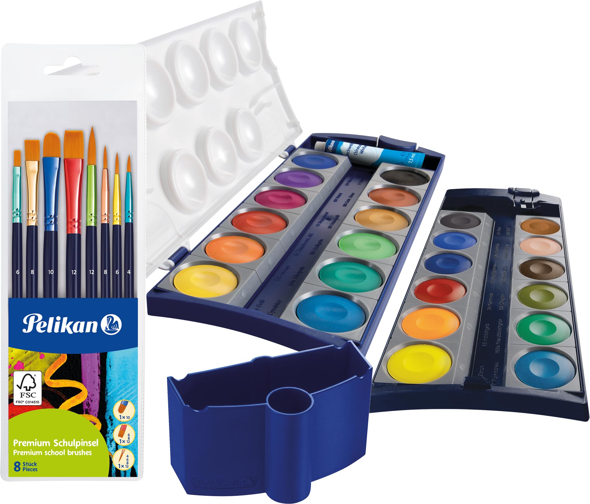Deckfarbkasten 24 Farben mit Deckweiß Stylex – Böttcher AG Deckfarbkasten 24 Farben mit Deckweiß Stylex – Böttcher AG