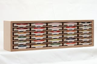 Stamp-n-Storage Standard Ink Pad Holder 30 - Wall Mount Ink Pad Organizer Rack, Holds 30 Full-Size Stamp Pads - Birch Plywood, Made in USA