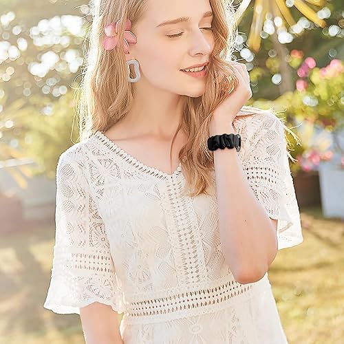 Miniatura 9 de Adorve Correa elástica ajustable compatible con Samsung Galaxy Watch 654 de 1.575 pulgadas, 1.732 pulgadas, para mujer, Galaxy Watch 5 Pro Band