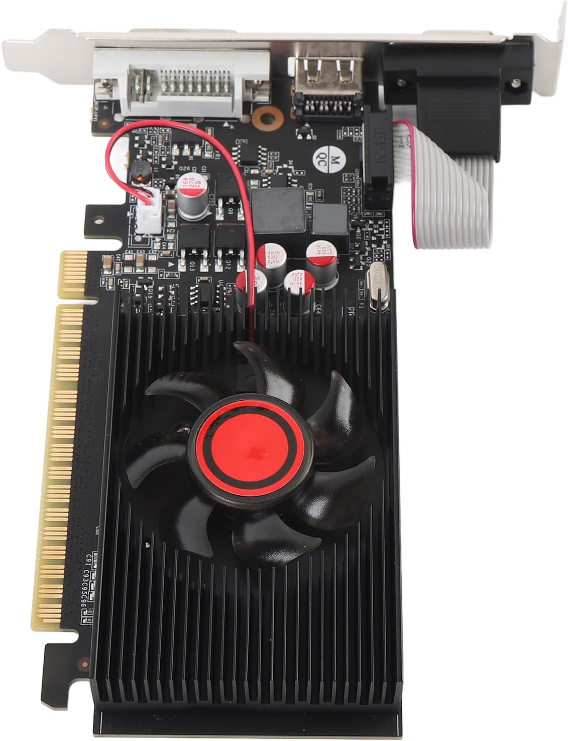 VBESTLIFE GT730 4GB Graphics Card, DDR3 128 Bit GPU, PCIE 2.0 16X Gaming Video Card, Desktop Computer Low Profile Graphics Card with HDMI, DVI, VGA Ports