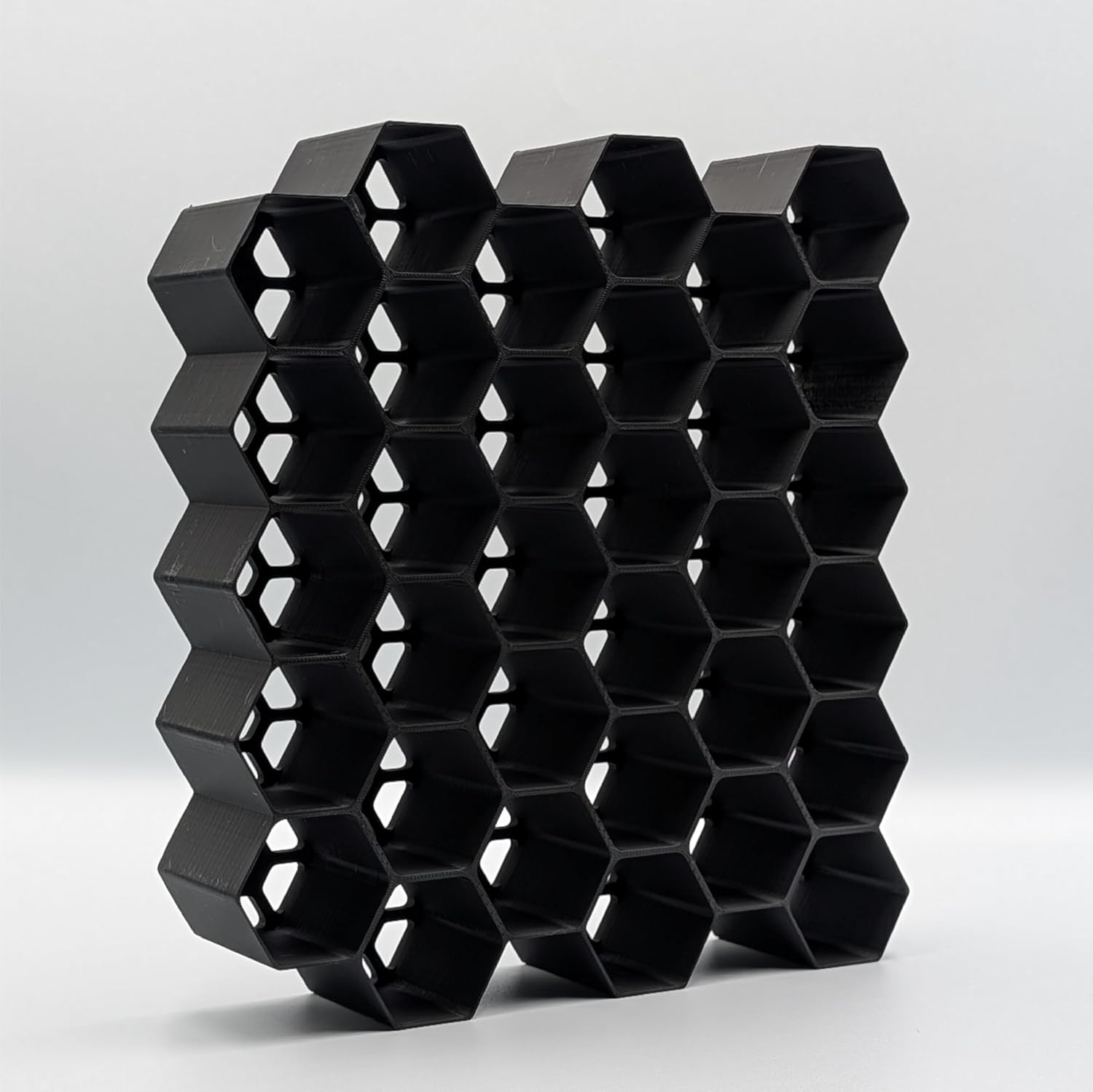 Markvicka Designs Wall Mount Organizer Hair Dye and Toner Storage | Hexagon Style Organizer | Stackable & Wall-Mount Salon Decor for Hair Dye Bottles (Extra Large) image 4