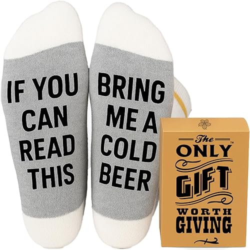 Perfect Beer Gifts for Men - Funny Socks with Soft,