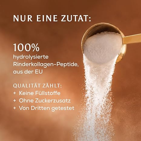 Ancient + Brave True Collagen Pulver 200g - Nachhaltiges Rinderkollagen Pulver aus Weidehaltung - 100% Hochwertiges Kollagen Hydrolisat (Typ 1) - Für Schönheit Haut Haare Nägel Frauen - Protein Quelle