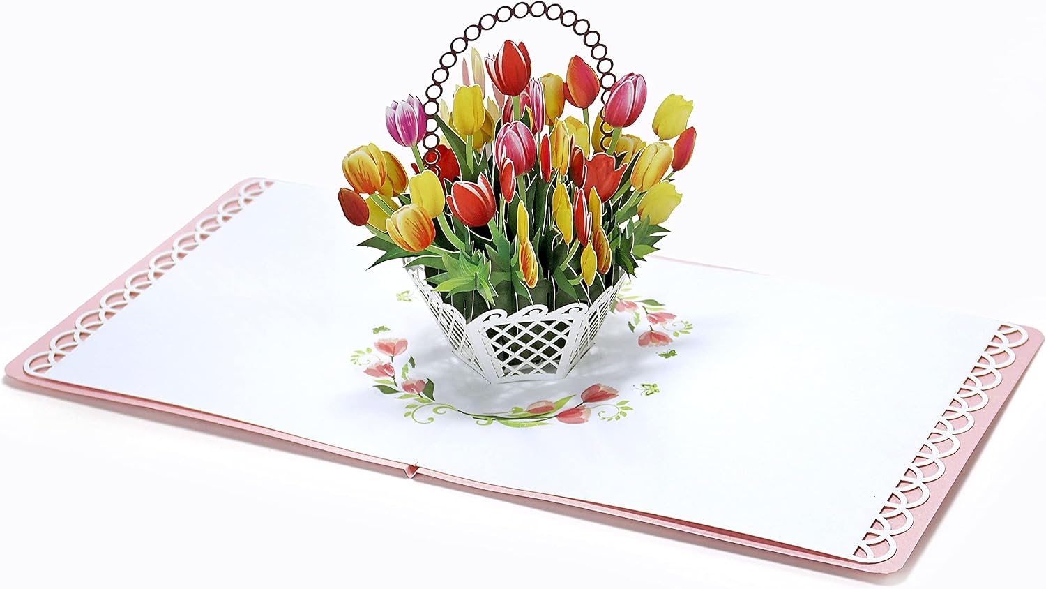 CUTPOPUP Tulip Birthday Cards for Women Happy Mothers Day Cards Pop Up, Flowers Greeting Card - Image 5