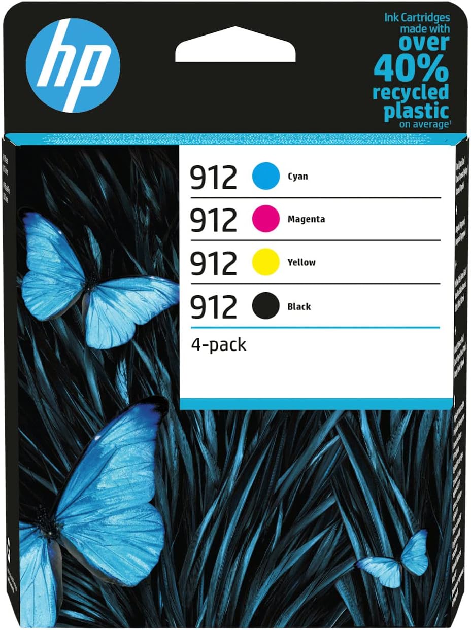 HP 6ZC74AE 4Pack BKCMY No. 912