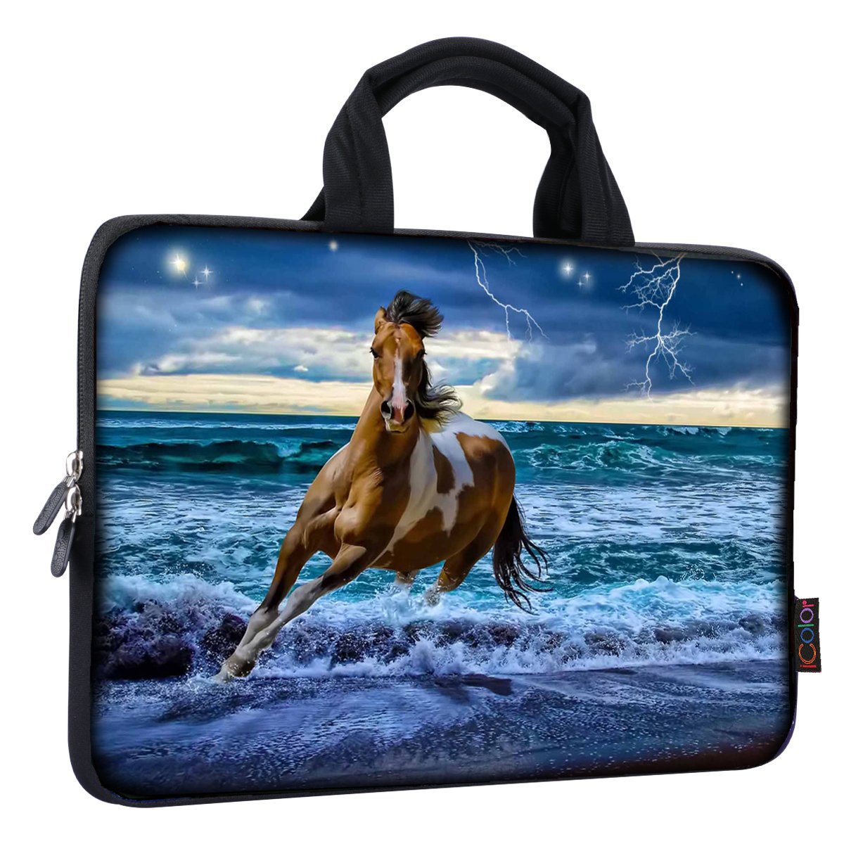 iColor 11 11.6 12 12.1 12.5 inch Laptop Carrying Bag Chromebook Case Notebook Ultrabook Bag Tablet Travel Cover Neoprene Sleeve for Apple MacBook Air