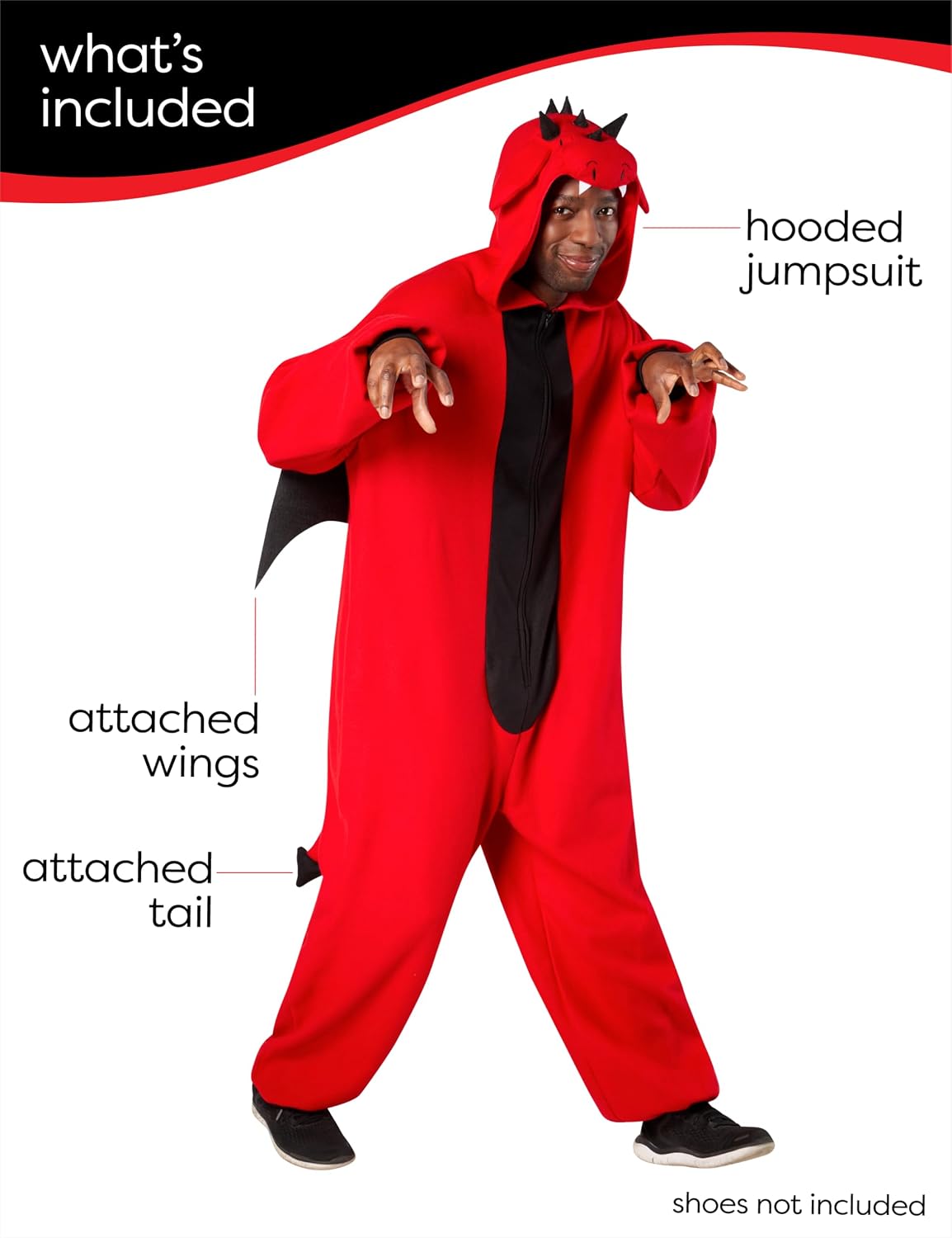 Rubies Kangaroo Comfywear Hooded Jumpsuit for Adults, Unisex