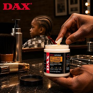 DAX Naturals Styling Pomade for Hair, Moisturizing Shine, 7.5 Oz