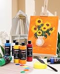 Acrylic Paint Set, 8.45oz 18 Colors Acrylic Paint Large Bottle Set