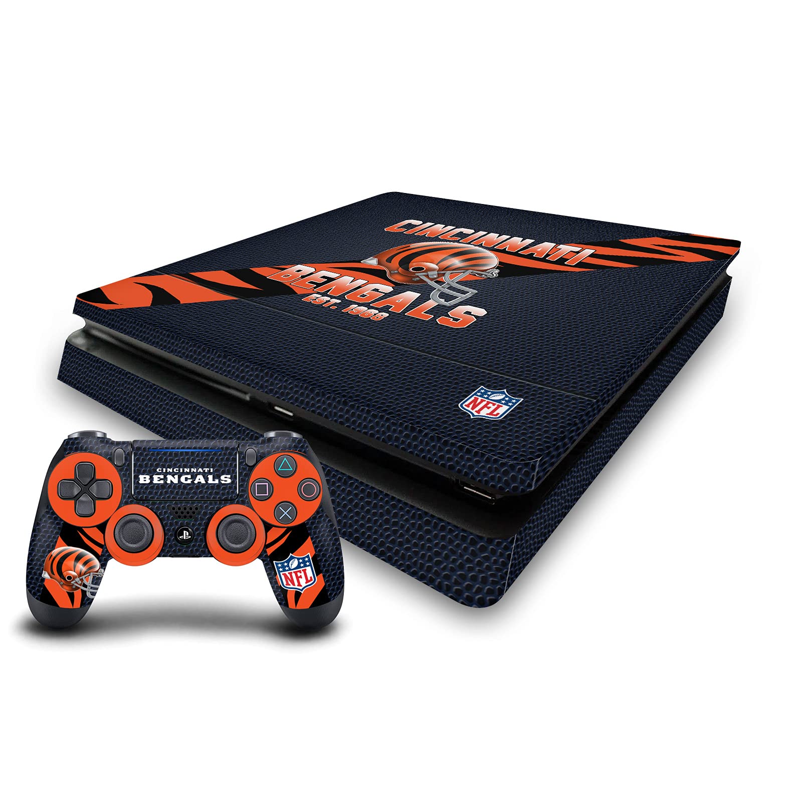 Skin PS4 Slim Cincinnati Bengals Solution Anti-Traces et Poussière Vinyle - 7