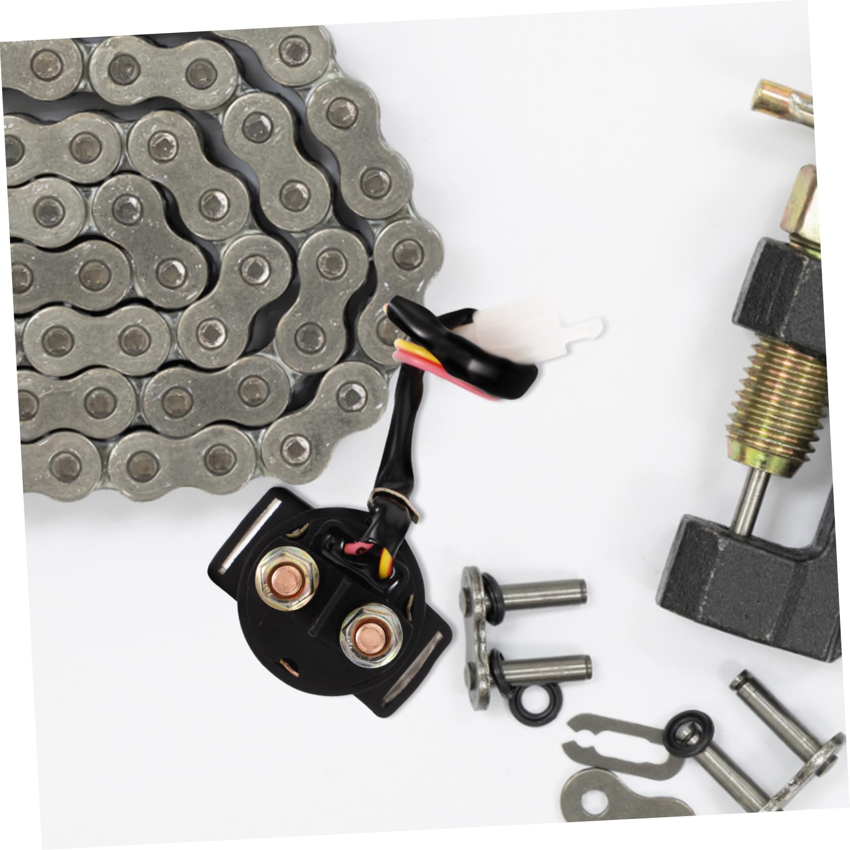 Gatuida 5piezas Relé De Arranque Para Motocicletas Relé De Solenoide De Motor Compatible Varios Modelos Fácil Instalación Alta Durabilidad y Seguridad