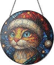 Marten Stained Glass Ornament - Marten Window Hanging Decor - Christmas Hanging Ornament - Decoration for Home Garden Christmas Party - Gift for Marten Lovers