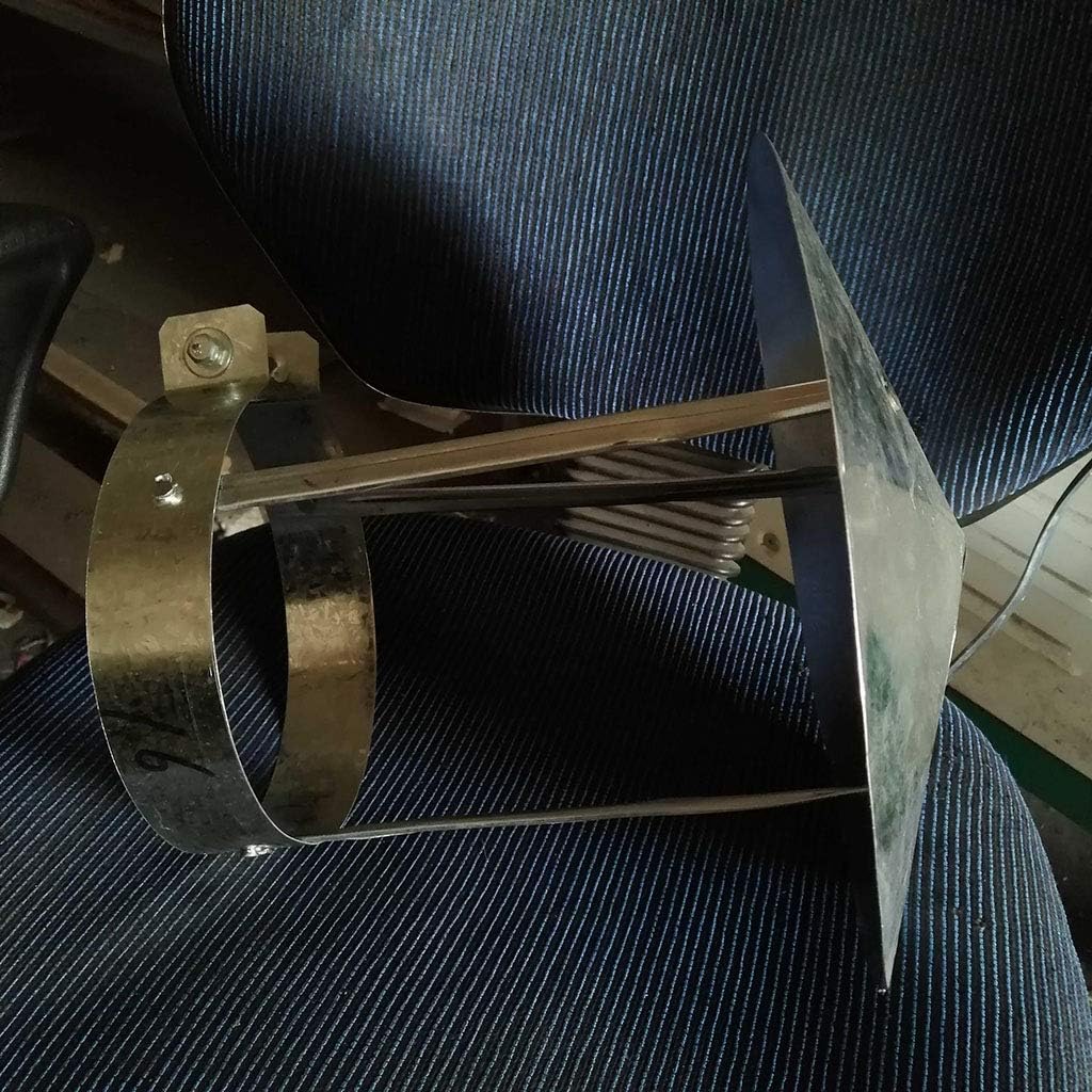 Stainless Steel Chimney Cowl, Pipe Rain Cover Protector Cap Ending Roof Cowl for Ducting Ventilation Cap Rain Hat Hood (160mm)