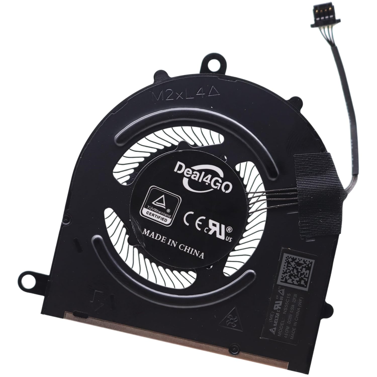 Deal4GO CPU GPU Graphics-Card Cooling Fan Secondary Small Fan kit Replacement for Dell Alienware M18 R1, M18 R2