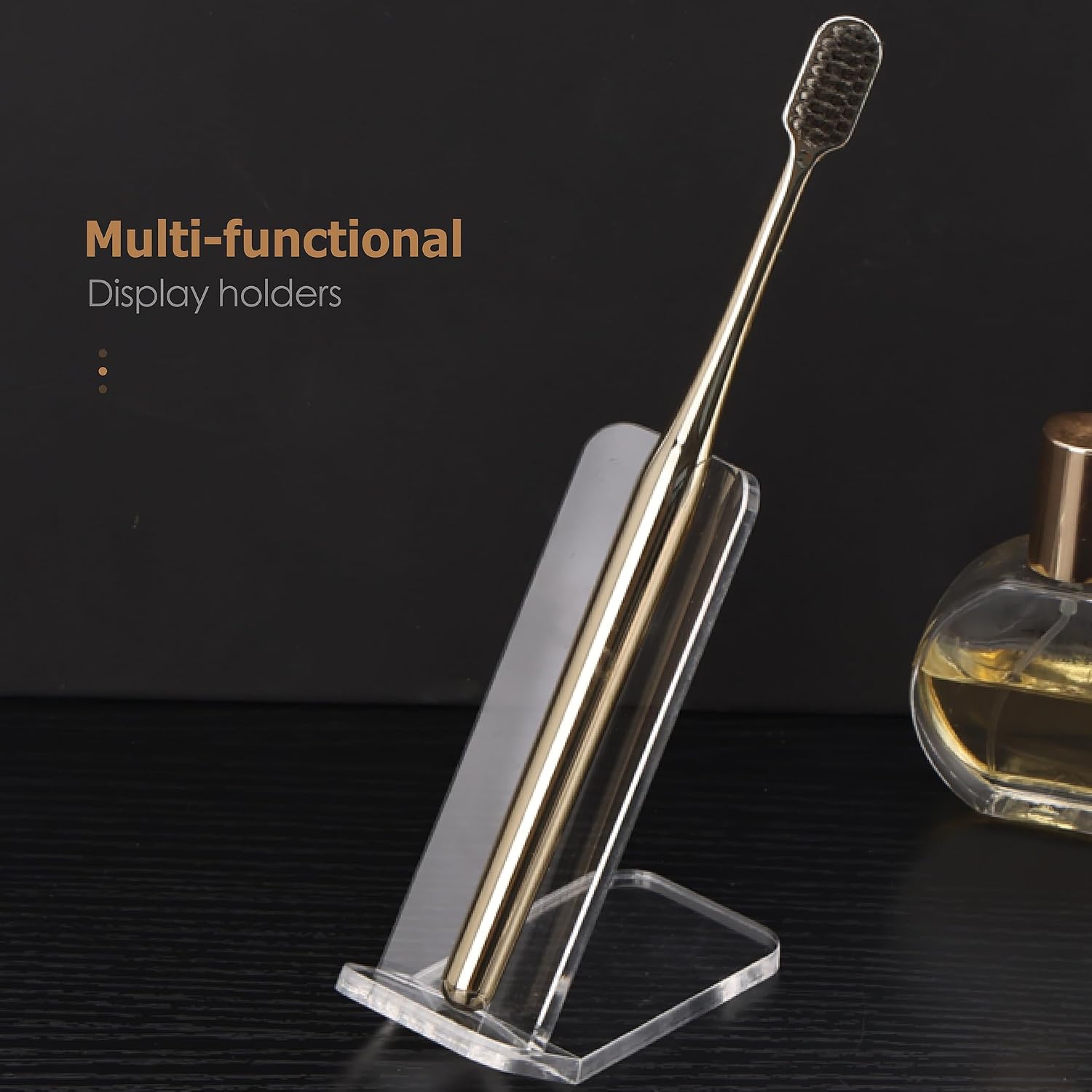 SANRUI Acrylic Pen Display Stand, Single Pen Holder, Clear V-shape Design image 4
