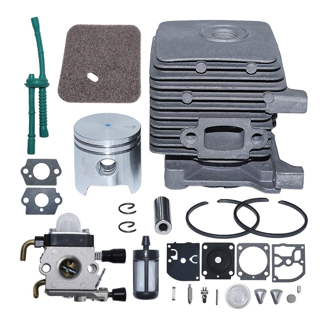 Filtre carburateur et cylindre piston 34 mm pour FS55 FS45