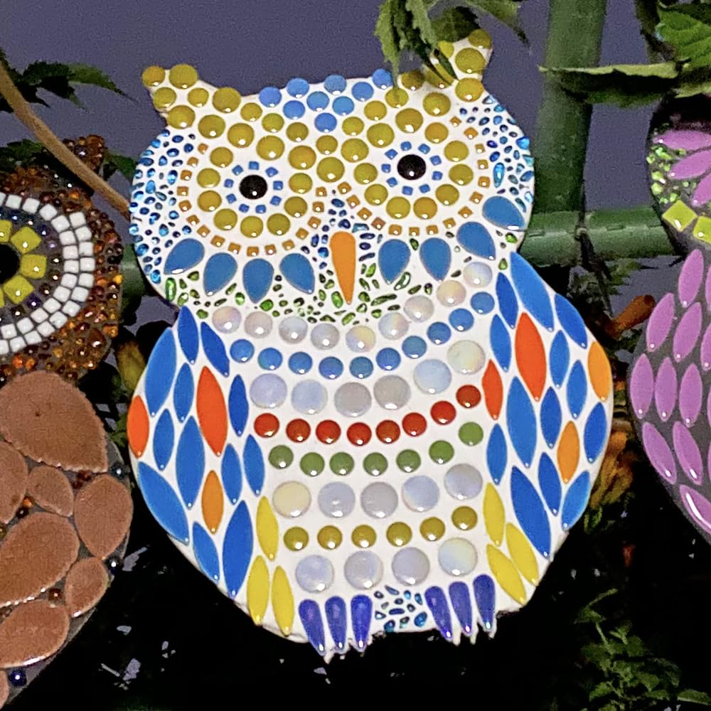 454g Petal Ceramic Mosaic Tiles for Crafts Art Water Drop Flower Tiles Irregular Ceramic Tiles Bulk - Image 2