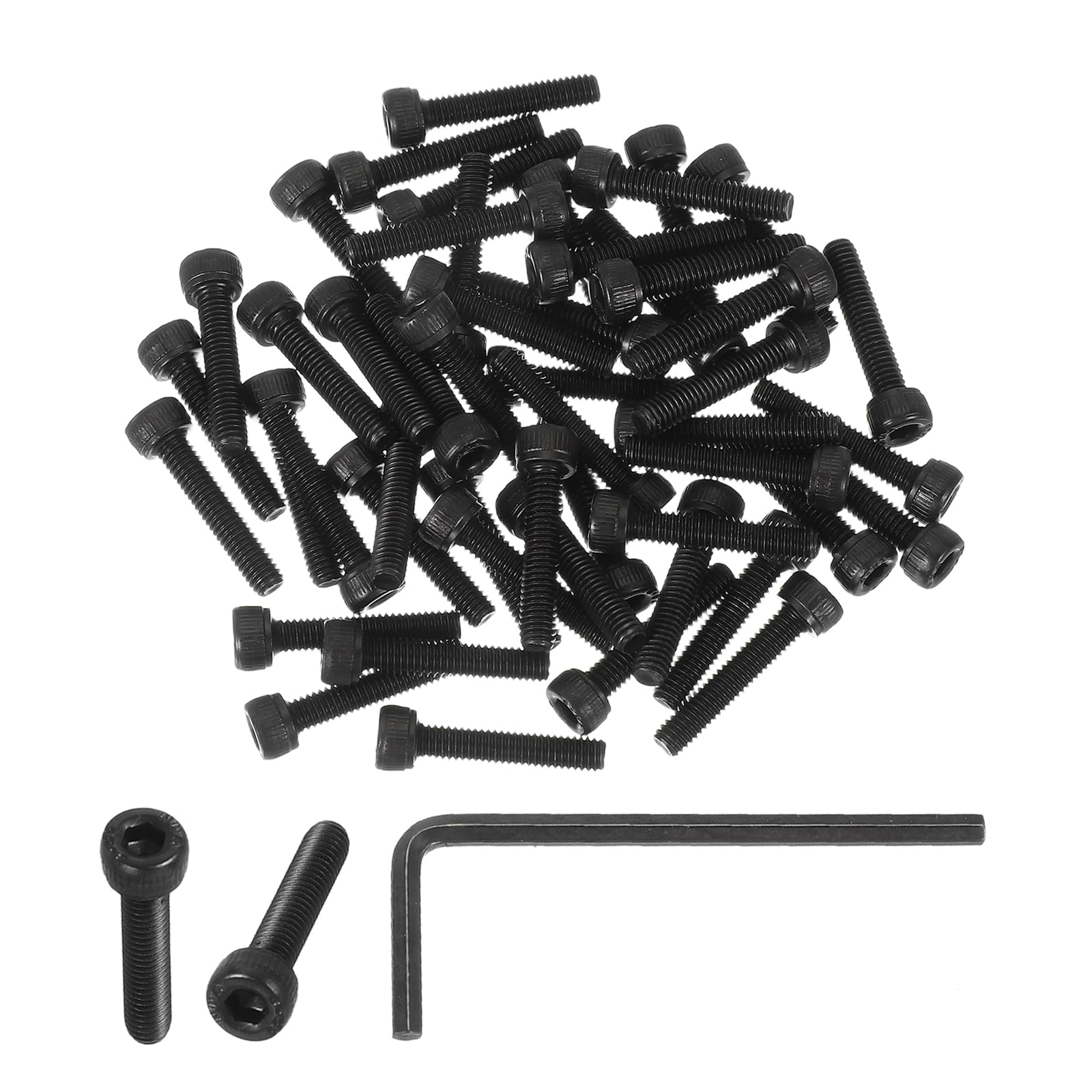 PATIKIL M4 x 20mm Hex Socket Head Screws Cap Bolt