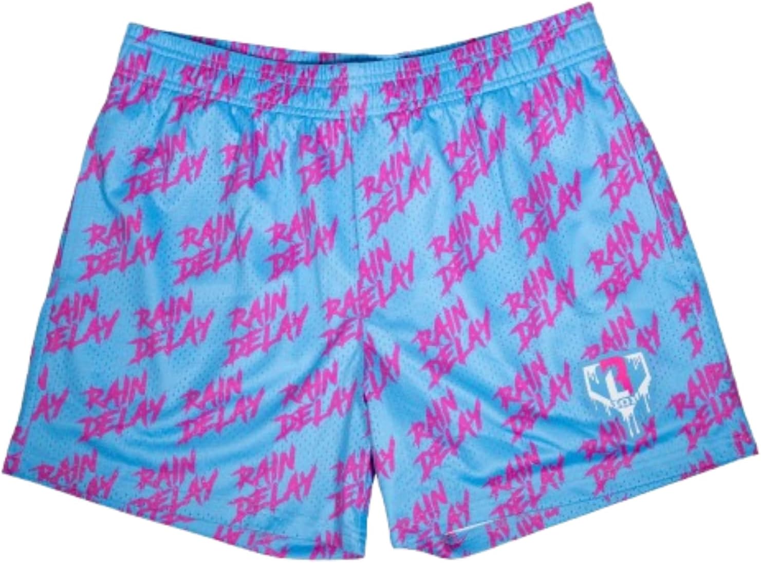 Baseball Lifestyle 101 Rain Delay Youth Shorts - Cotton Candy, Youth Sizes S-XL