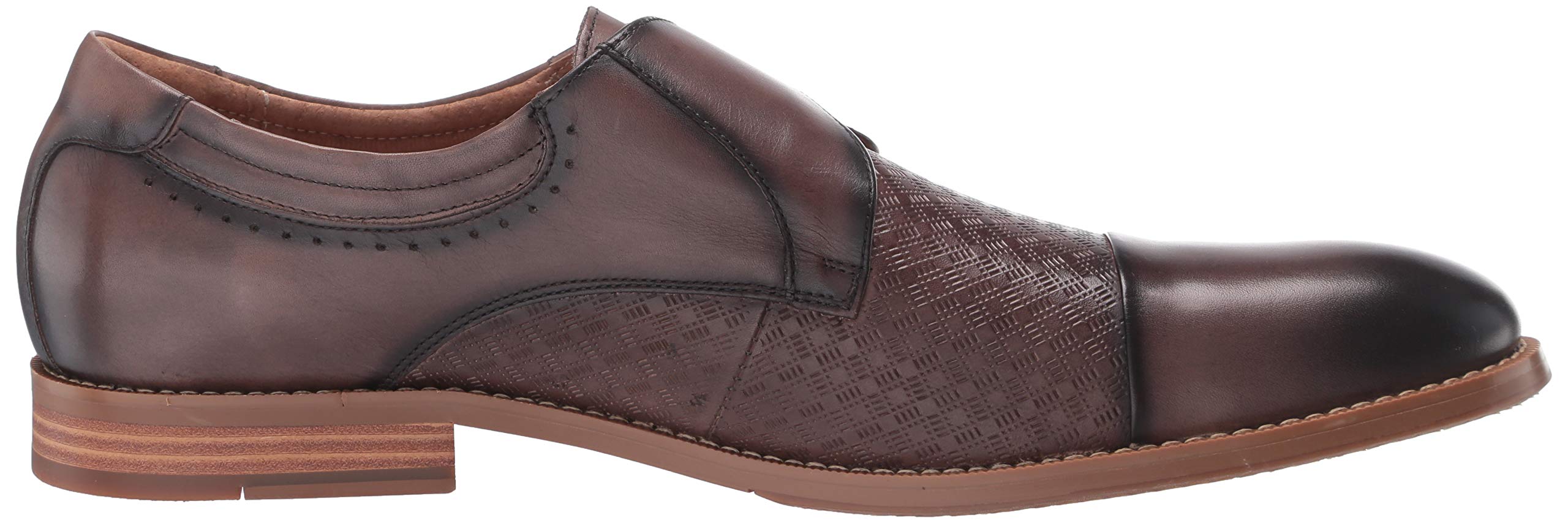 Stacy Adams Fenwick cap Toe Monk Strap Mnch con Fibbia
