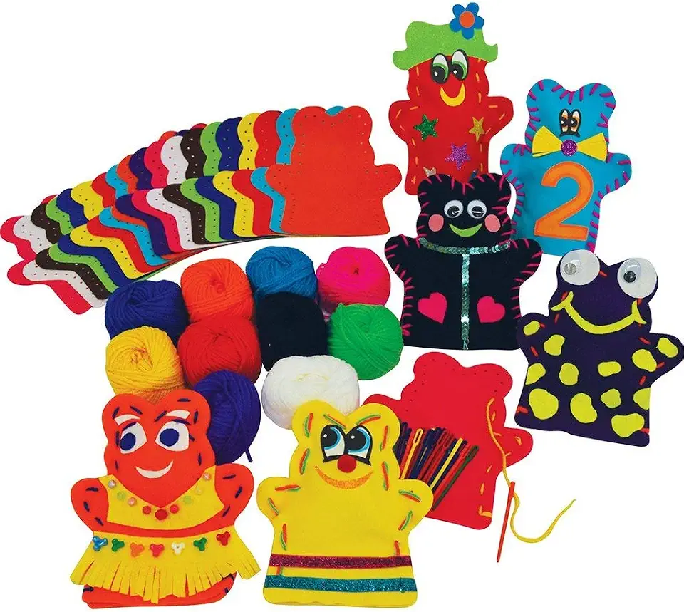 Springboard 10835 HomeCraftz Puppet Making Activity Pack