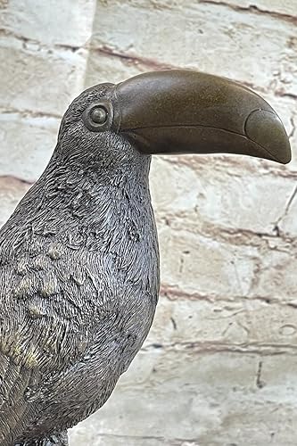 Miniatura 7 de EUROPEAN BRONZE Estatua Escultura de pájaro de vida silvestre estilo francés, bronce fundido en caliente, figura decorativa de regalo