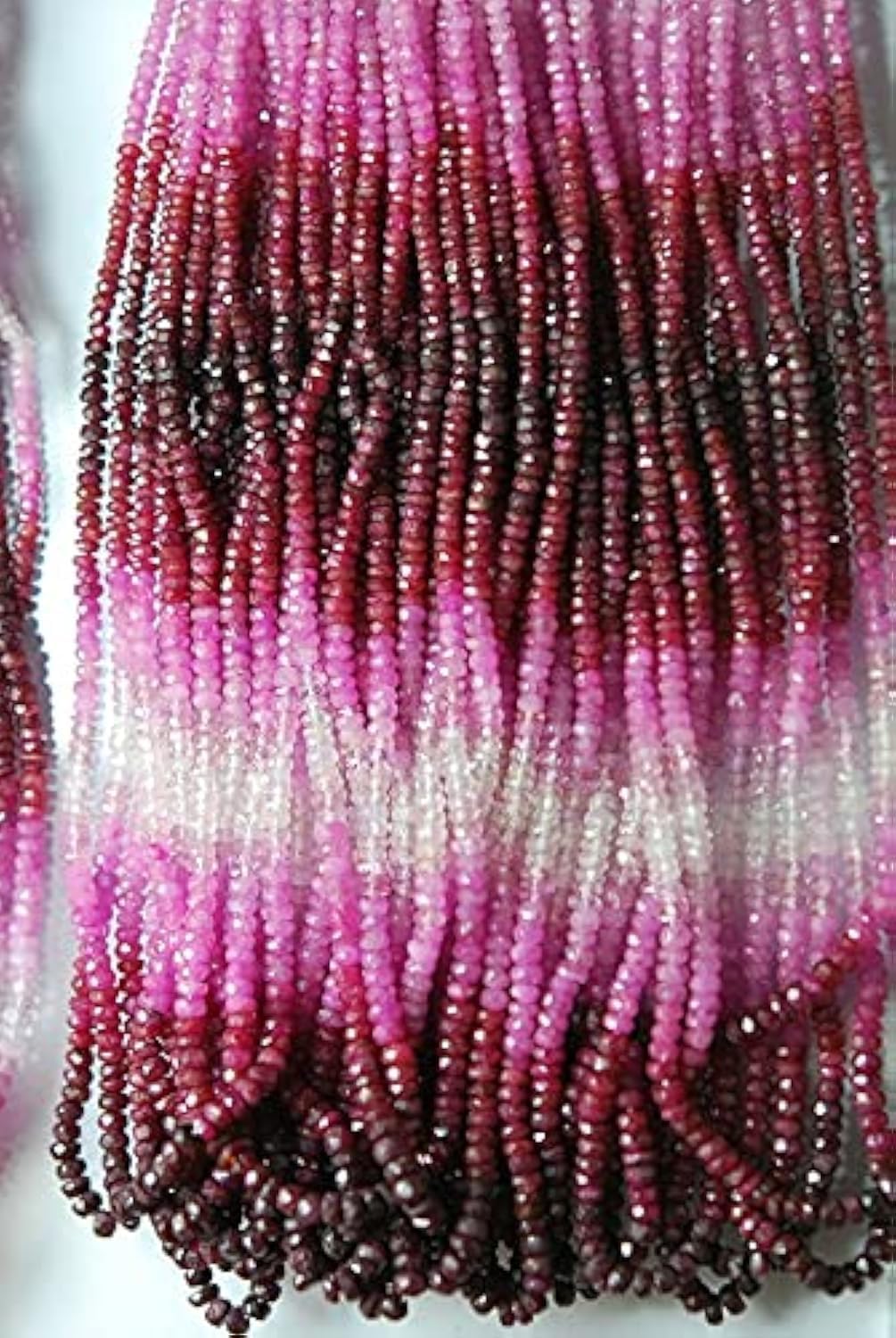 Rubis naturel AAA en rondelles de 3mm pour création de bijoux haut de gamme