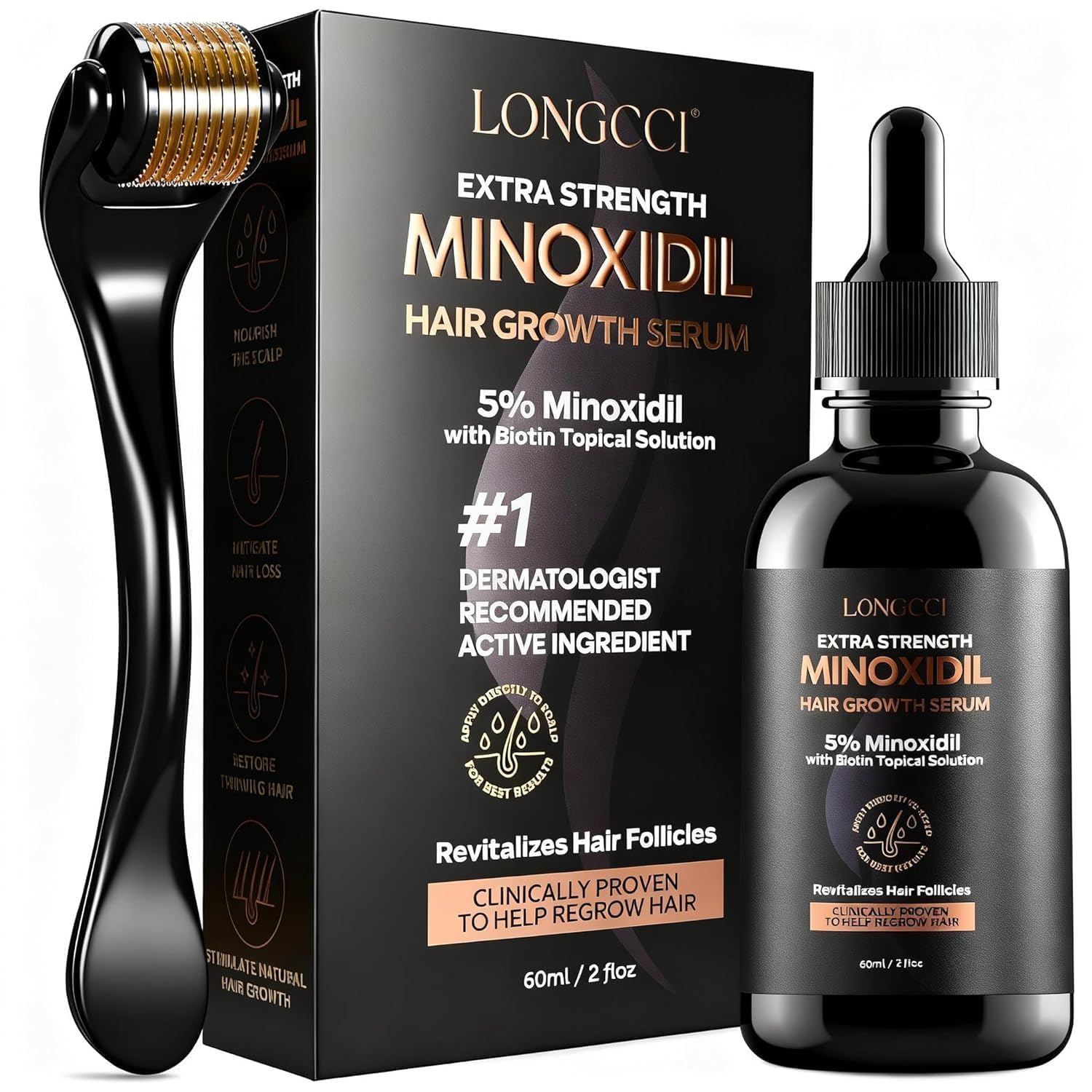 5% Minoxidil for Women Hair Growth Serum 2 FL OZ