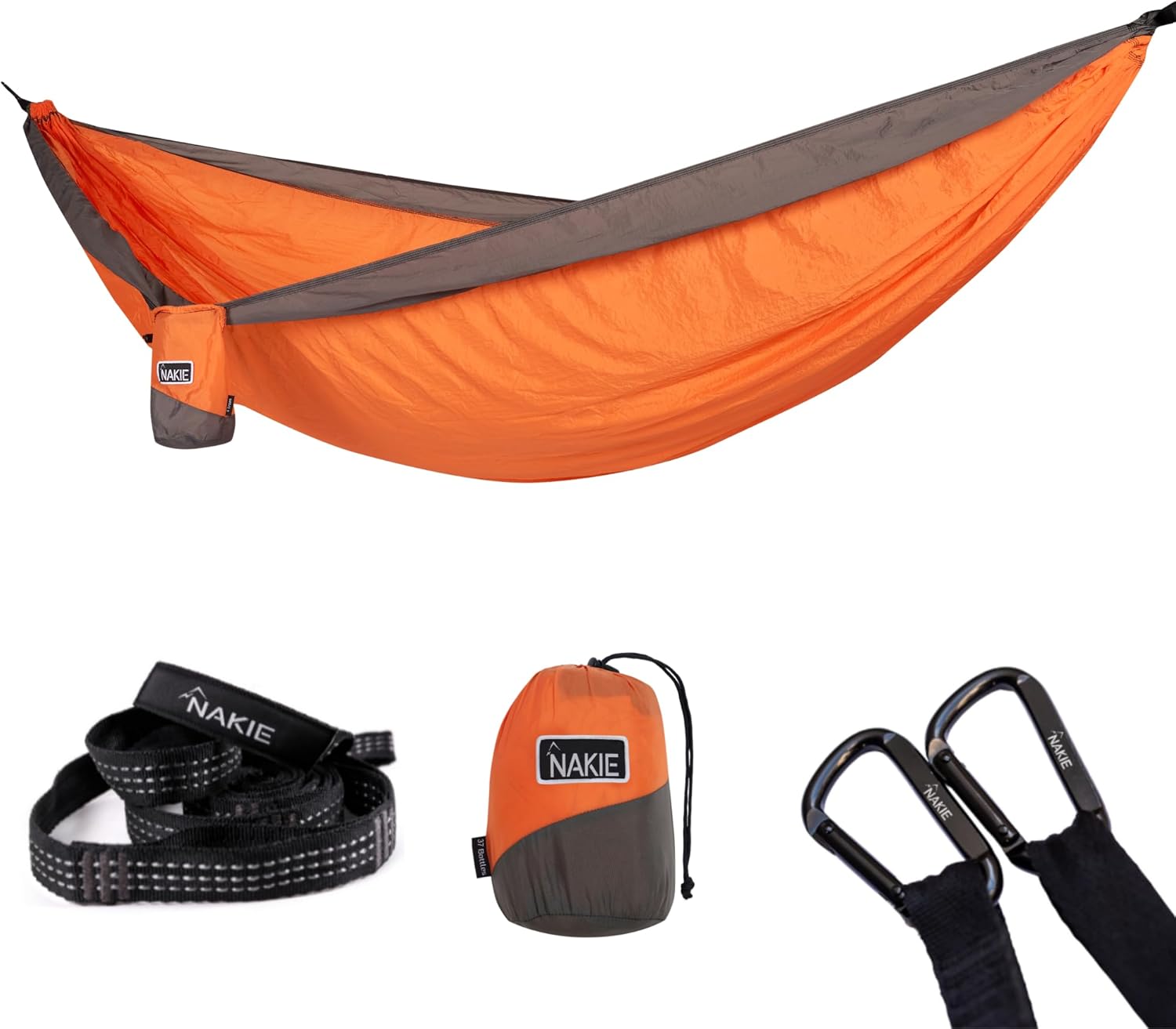 Nakie Double Hammock (Sunburnt Orange)