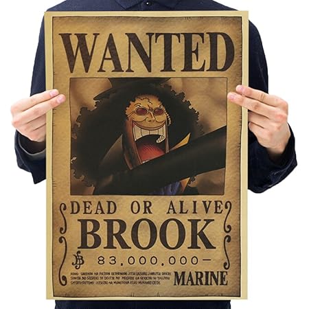 Cotrdocigh Anime One Piece Luffy Etiqueta De La Pared Cartel Personaje De Dibujos Animados Orden De Recompensa Se Busca Papel Kraft Decoracion De La Oficina En El Hogar x14 Pulgadas H03 Amazon Es
